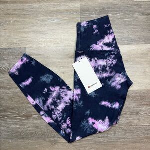Lululemon Align Pant 25” - Circulate Tie Dve Mineral Blue Multi CZBM
